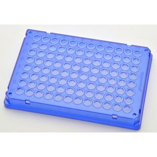 twin.tec PCR Plate 96, skirted (Wells farblos) blau, 300 St ck