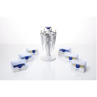 Eppendorf Reference 2, 6er-Pack mit Pipette Carousel 2
