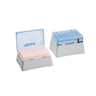 ep Dualfilter T.I.P.S. G 384, PCR clean und steril, 0,5 &ndash; 100 L, 52,8 mm, hellgelb, 3.840 Spitzen (10 Racks x 384 Spitzen)
